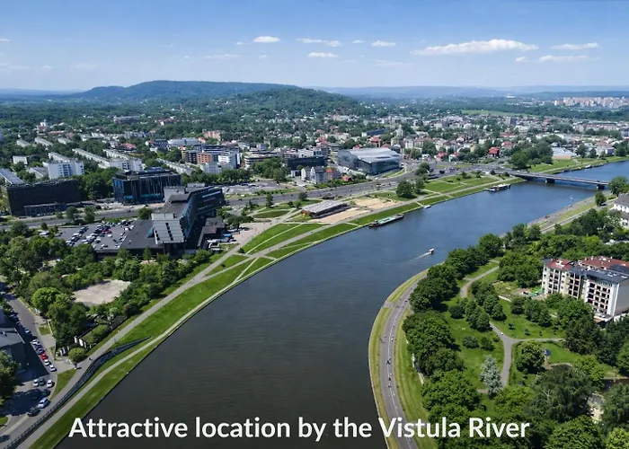 公寓 Lovely By The Vistula River Wawel Castle View Swimming Pool Sauna Gym Parking